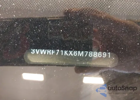 2006 Volkswagen Jetta 2.5 from USA, damaged, VIN 3VWRF71KX6M788691